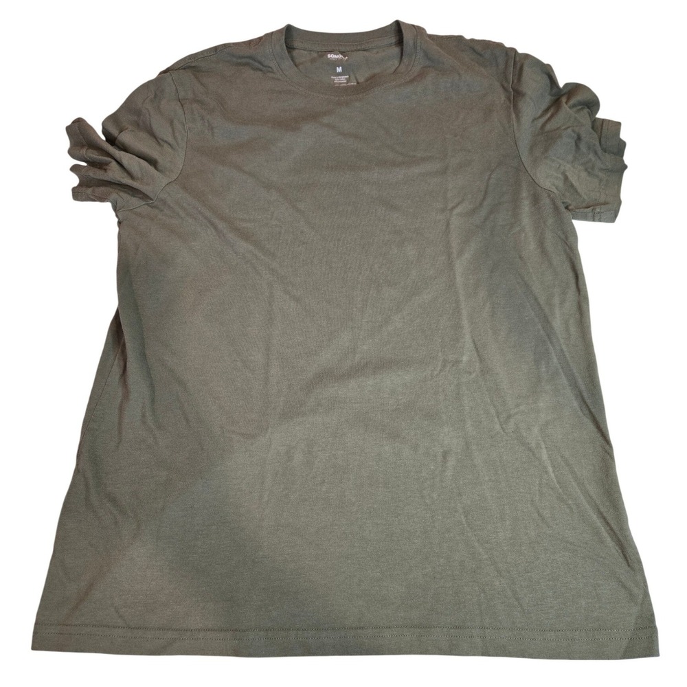 Sonoma Goods For Life Mens Olive Green Crew Neck T-Shirt M 227100-06/24